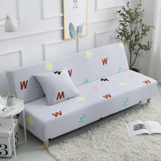 北欧風 ソファーカバー マルチカバー 2 3人掛け ベッドカバー 一体型 室内マット ストレッチ 滑り止め 洗える 丸洗い 肘無し 汚れ防止 四季適用 
