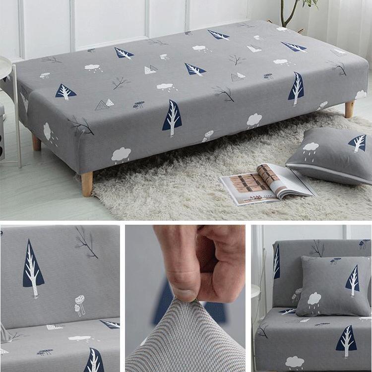 北欧風 ソファーカバー マルチカバー 2 3人掛け ベッドカバー 一体型 室内マット ストレッチ 滑り止め 洗える 丸洗い 肘無し 汚れ防止 四季適用 