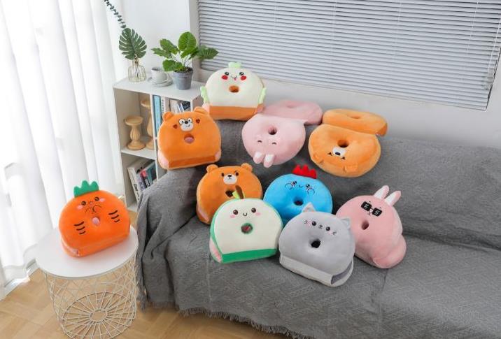 お昼寝枕 携帯枕 ネックピロー デスクピロー コンパクト 昼寝用枕 洗える 首枕 可愛い 安眠 旅行用枕 寝具 柔らかい 旅行 抱き枕 多機能 