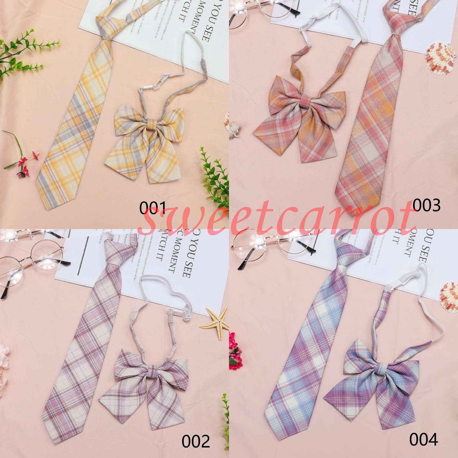 スクールリボン 2点セット ネクタイ レディース チェック柄 制服 セーラー服 入学式 スクールネクタイ 学生卒業式 高校生 スクールタイ 女子 韓国風 