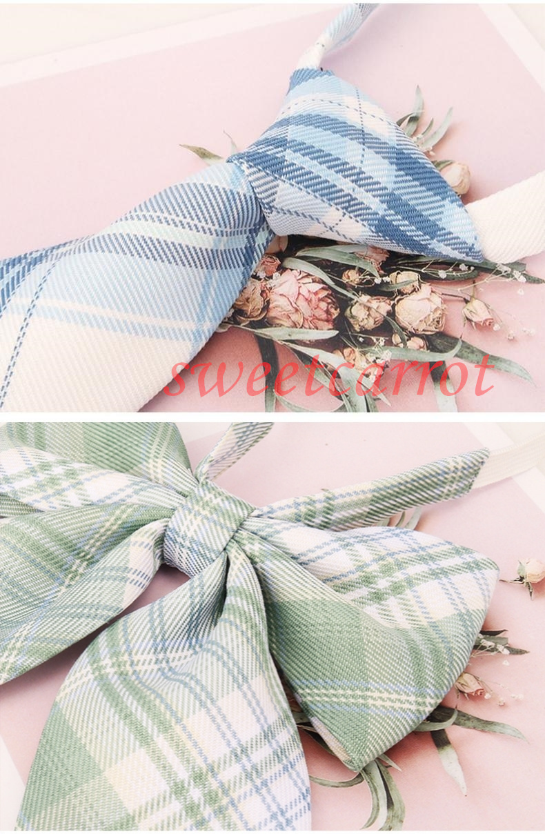 スクールリボン 2点セット ネクタイ レディース チェック柄 制服 セーラー服 入学式 スクールネクタイ 学生卒業式 高校生 スクールタイ 女子 韓国風 