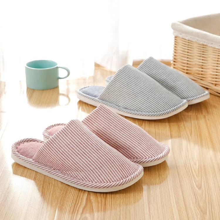 スリッパ レディース 室内履き 洗える ルーム洗える ペア 来客用 リラックス カップル 春 冬 ストライプルームサンダル かわいい 秋 トレンド プリント 