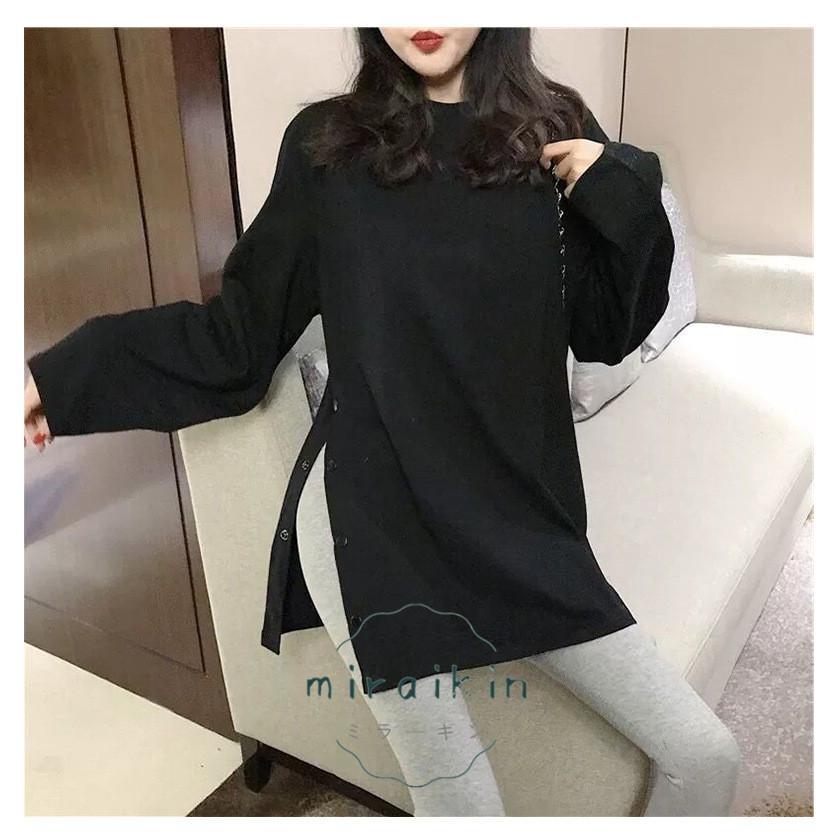 Tシャツ レディース 40代 秋冬長袖Tシャツ 白 スエットシャツ トレーナー 着痩せ30代50代 無地 おしゃれ トップス プルオーバー カジュアル可愛い ゆったり 