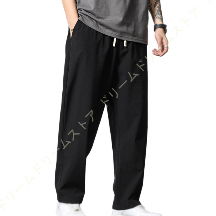 ワイドパンツ メンズ シェフパンツ テーパード シェフパンツ 通気性 イージーパンツ サルエルパンツ 大きいサイズ ガウチョパンツ 夏 ルーズ チノパン 秋 春 