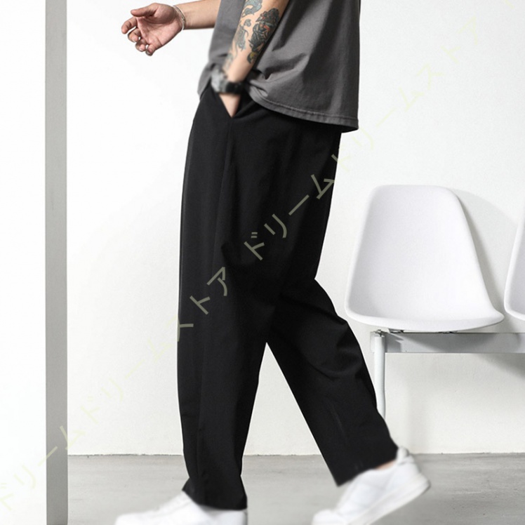 ワイドパンツ メンズ シェフパンツ テーパード シェフパンツ 通気性 イージーパンツ サルエルパンツ 大きいサイズ ガウチョパンツ 夏 ルーズ チノパン 秋 春 