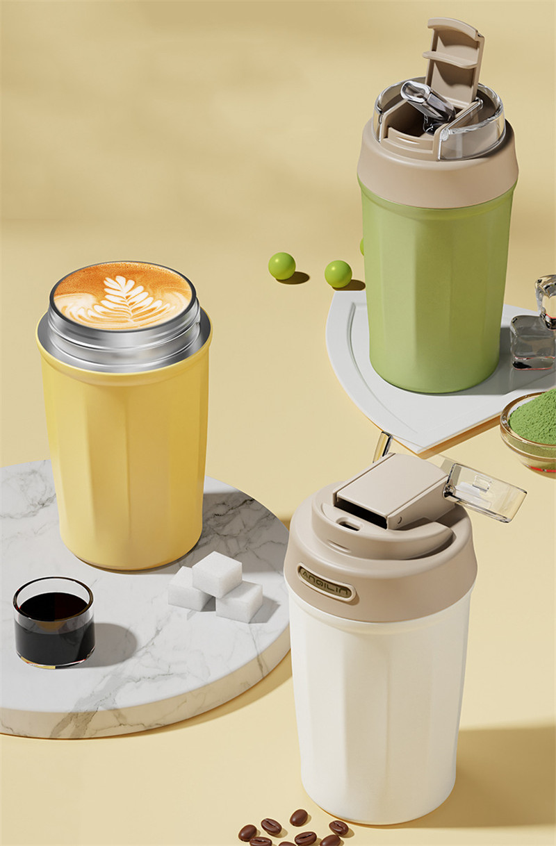 タンブラー 水筒 蓋付き 大容量 真空断熱 保温 二重構造 直飲み 保冷 ステンレス 漏れ防止 コーヒーカップ 持ち運び おしゃれ 