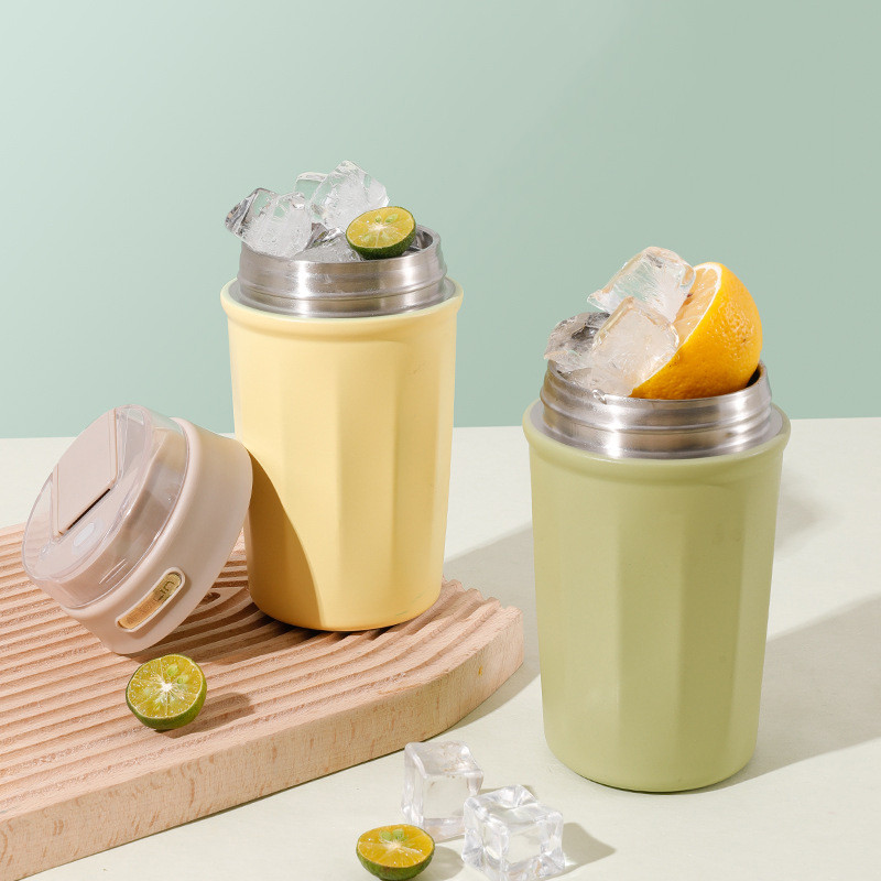 タンブラー 水筒 蓋付き 大容量 真空断熱 保温 二重構造 直飲み 保冷 ステンレス 漏れ防止 コーヒーカップ 持ち運び おしゃれ 