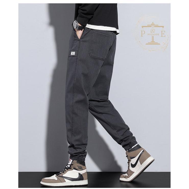 サルエルパンツ メンズ 裏起毛パンツ ジーンズ 厚手 暖かい 厚手 暖ズボン 暖パン ストレッチパンツ 裏起毛 やや伸縮 秋冬 