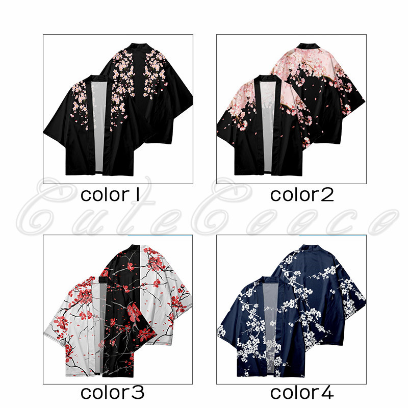羽織 振袖 和柄 きれいめ カーディガン プリント 快適 トップス 夏祭り 花火大会 カジュアル ゆったり 軽量 送料無料 誕生日 ギフト 花柄 シンプル 着痩せ 