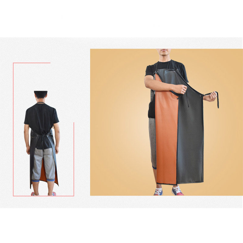 エプロン 保育士 おしゃれ ワンピース キッチン 防水 メンズ H型 黒 撥水 ドレス 作業中 女性 かぶるだけ ロング丈無地 レディース シンプル 