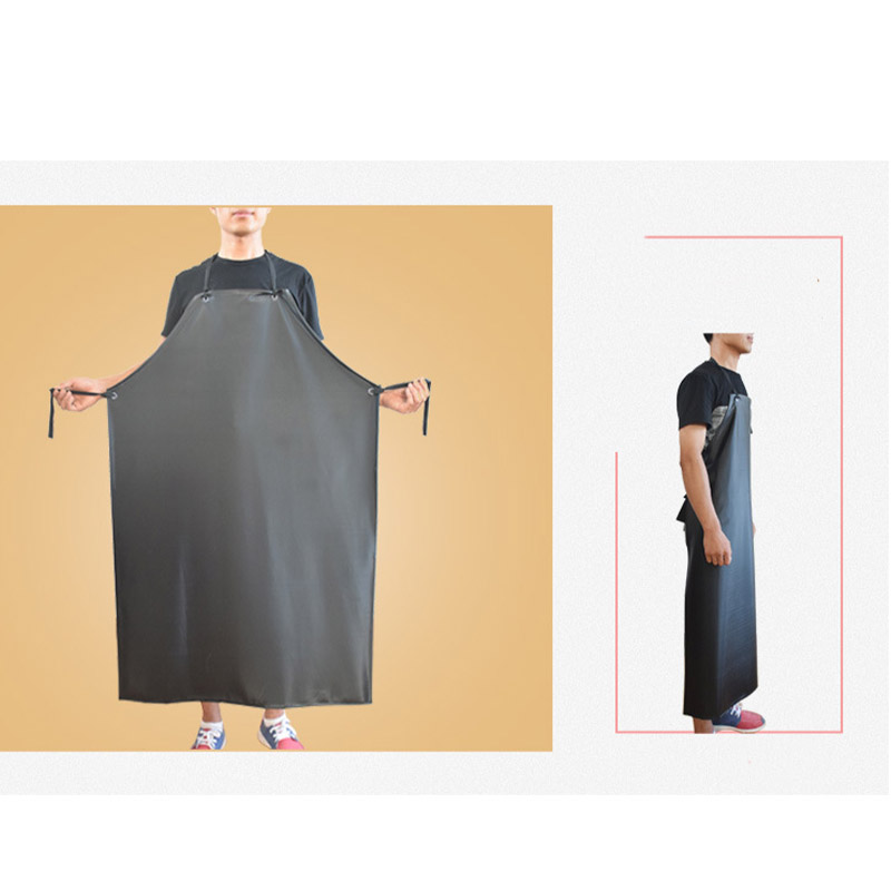 エプロン 保育士 おしゃれ ワンピース キッチン 防水 メンズ H型 黒 撥水 ドレス 作業中 女性 かぶるだけ ロング丈無地 レディース シンプル 