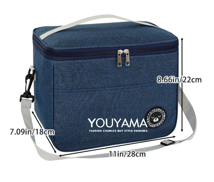 ショルダーバッグ ランチバッグ 保冷 メンズ レディース 保温 保育園 大きい 撥水加工 水筒が入る 子ども 大容量 お弁当 ポケット付き 縦長 