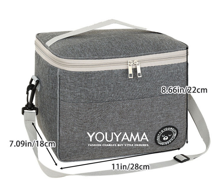 ショルダーバッグ ランチバッグ 保冷 メンズ レディース 保温 保育園 大きい 撥水加工 水筒が入る 子ども 大容量 お弁当 ポケット付き 縦長 