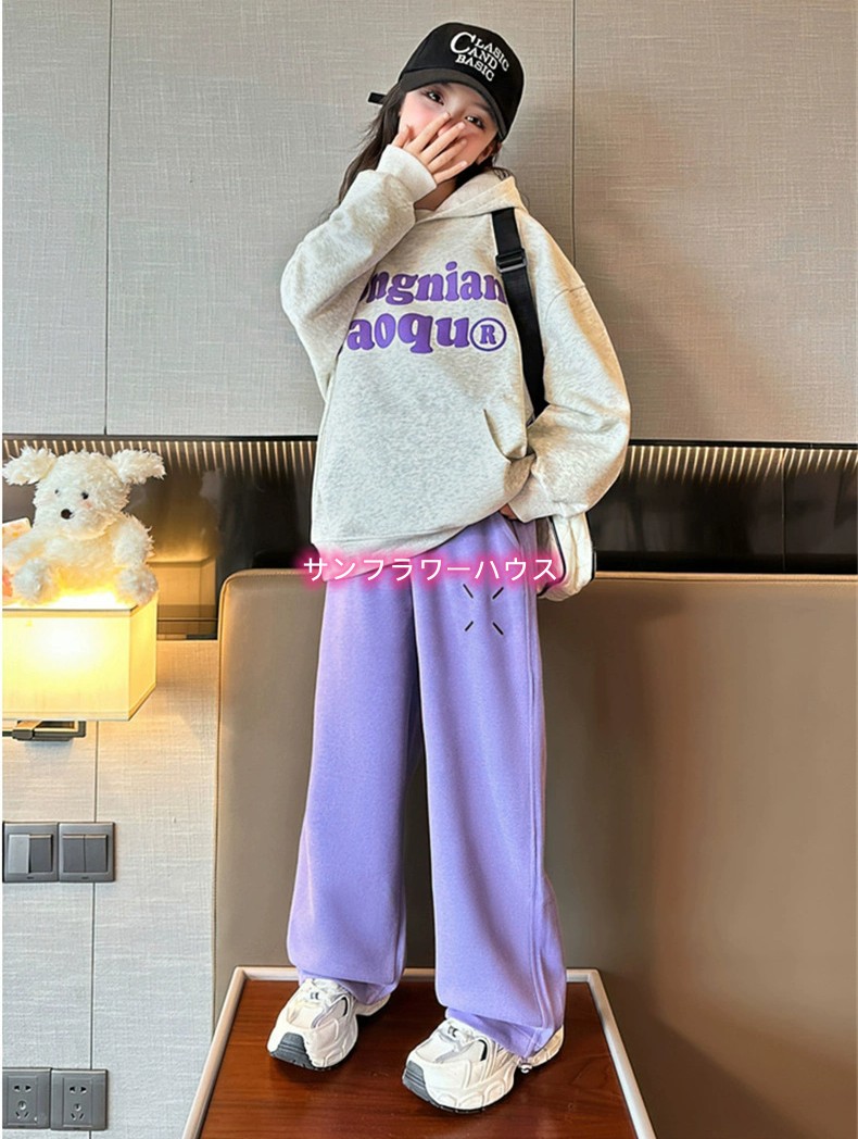 女の子 春秋 子供服 ジャージ 上下 2点セット 長袖 ロングパンツ スポーツウェアー 綿 ポケット付き 洋服 トップス 普段着 キッズ服 。 