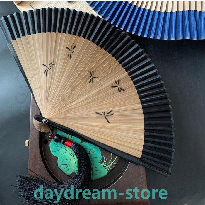 扇子 メンズ レディース せんす シンプル シルク 猛暑対策 おしゃれ お祭り 涼しい 高級 袋付き 竹製 夏の行事 紳士用 