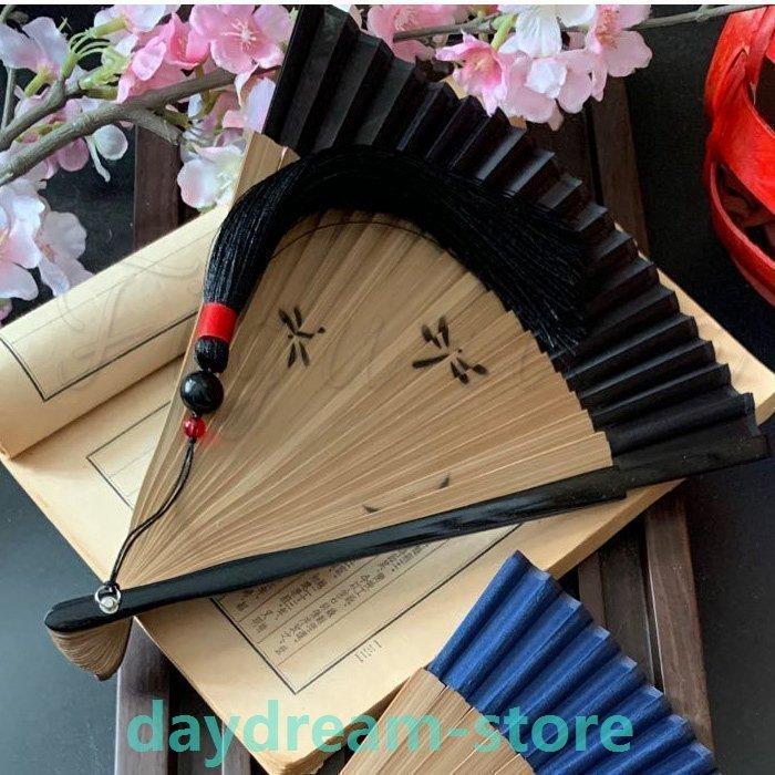 扇子 メンズ レディース せんす シンプル シルク 猛暑対策 おしゃれ お祭り 涼しい 高級 袋付き 竹製 夏の行事 紳士用 