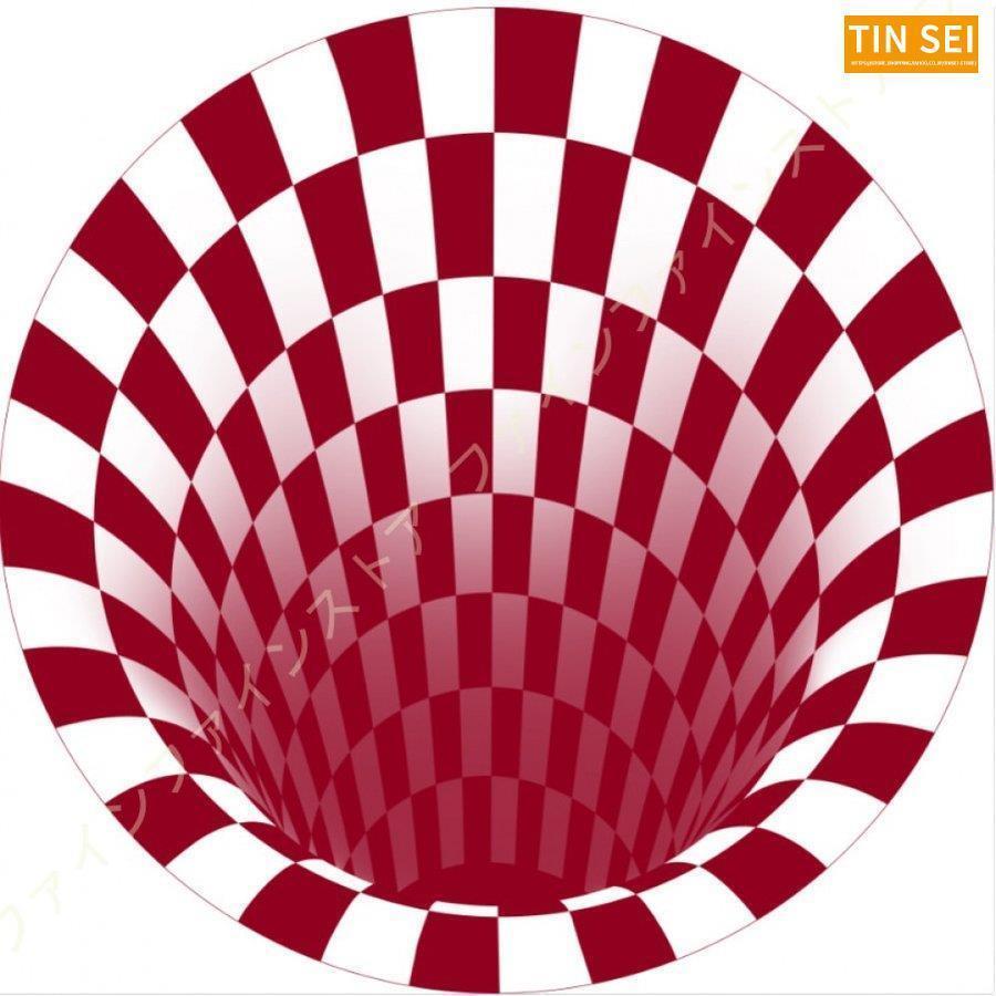 カーペット ラグ 円形マット 室内 洗える 滑り止め付 抗菌 防音 絨毯 幾何学 チェアマット 1年中使えるタイプ 低反発 絵柄 北欧 3D視覚 防ダニ 防臭 洗える 