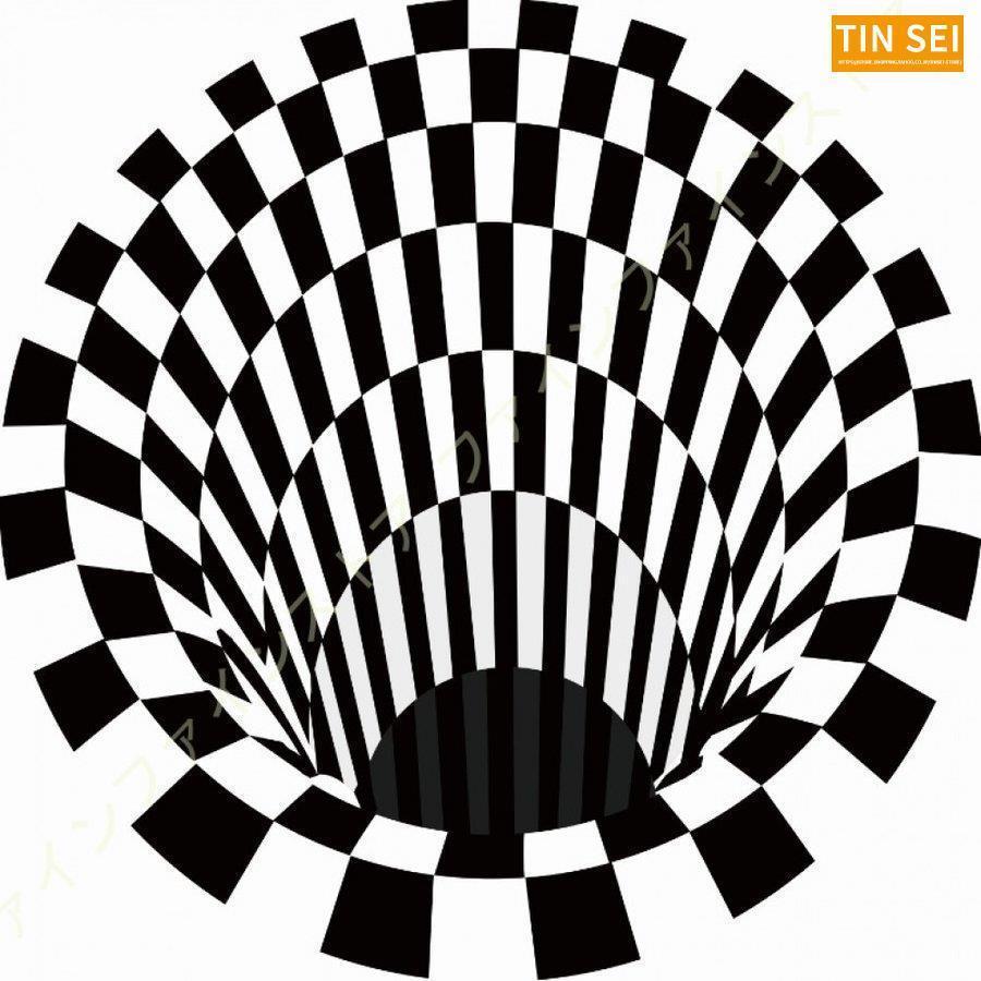 カーペット ラグ 円形マット 室内 洗える 滑り止め付 抗菌 防音 絨毯 幾何学 チェアマット 1年中使えるタイプ 低反発 絵柄 北欧 3D視覚 防ダニ 防臭 洗える 