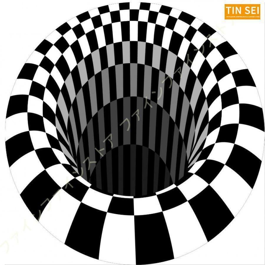 カーペット ラグ 円形マット 室内 洗える 滑り止め付 抗菌 防音 絨毯 幾何学 チェアマット 1年中使えるタイプ 低反発 絵柄 北欧 3D視覚 防ダニ 防臭 洗える 