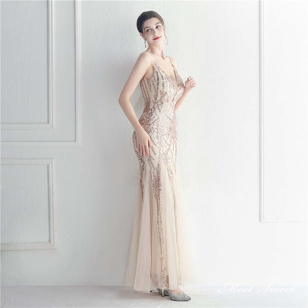 カラードレス マーメイドドレス パーティードレス スパンイブニングドレス ウェディングドレス 結婚式 二次会 発表会 キラキラ ノースリーブ ファスナー 