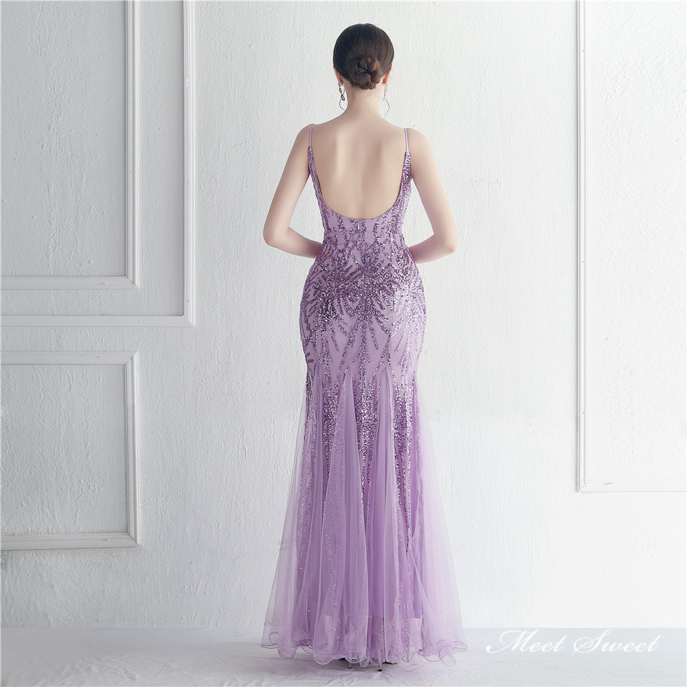 カラードレス マーメイドドレス パーティードレス スパンイブニングドレス ウェディングドレス 結婚式 二次会 発表会 キラキラ ノースリーブ ファスナー 