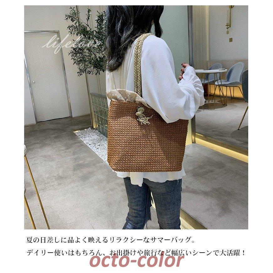 かごバッグ レディース トートバッグ 大きめ レディースバッグ おしゃれ リゾートバッグ 籠 安い 2022夏 30 シンプル ストローバッグ 大人 20 40代 