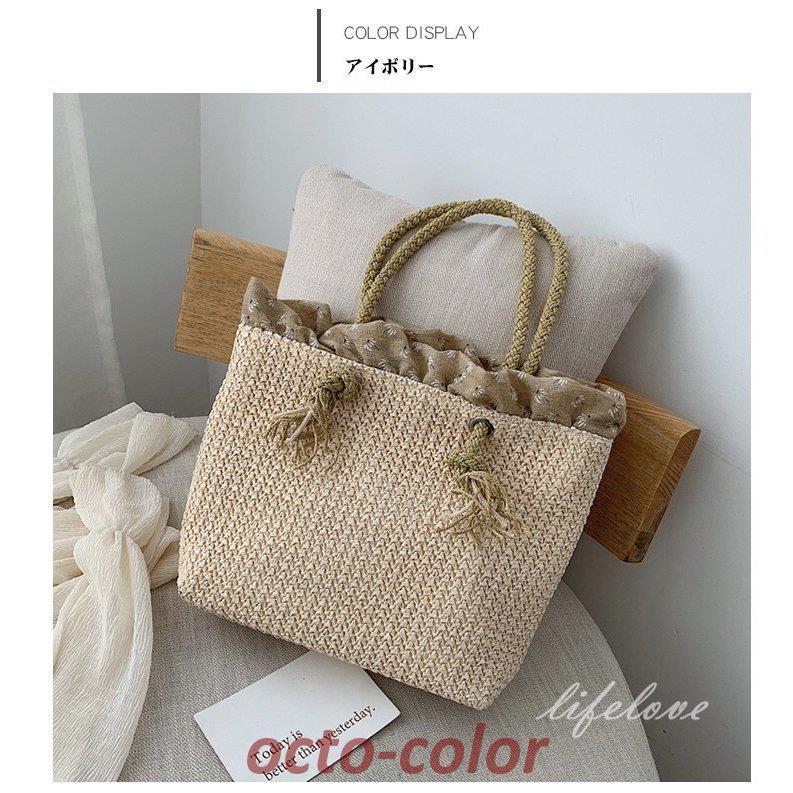 かごバッグ レディース トートバッグ 大きめ レディースバッグ おしゃれ リゾートバッグ 籠 安い 2022夏 30 シンプル ストローバッグ 大人 20 40代 