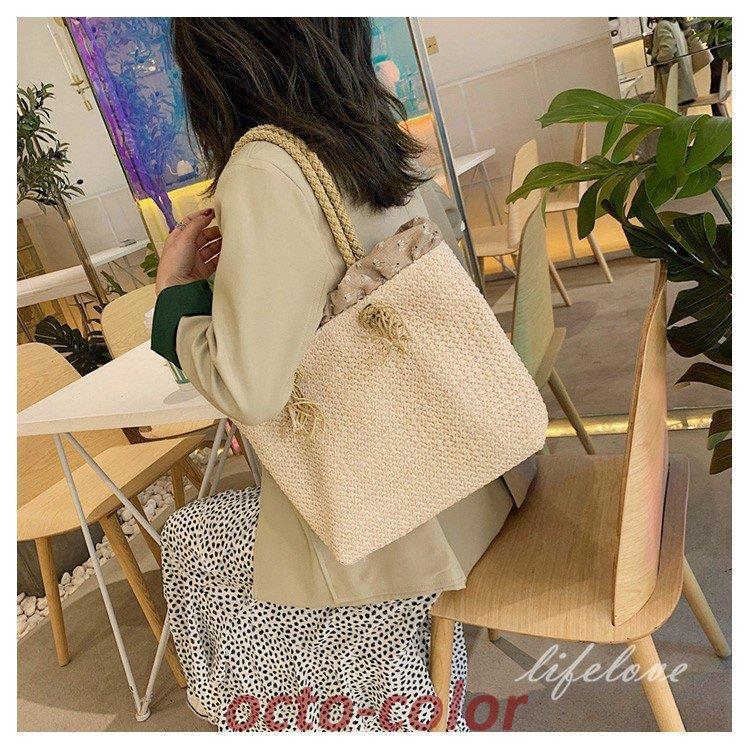 かごバッグ レディース トートバッグ 大きめ レディースバッグ おしゃれ リゾートバッグ 籠 安い 2022夏 30 シンプル ストローバッグ 大人 20 40代 