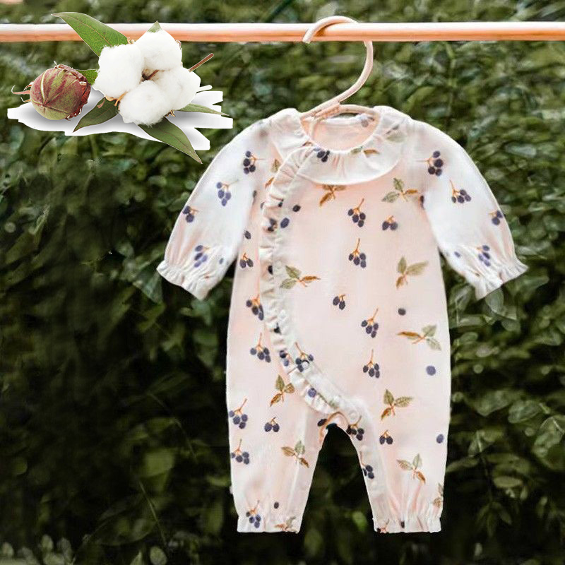 ベビー ロンパース カバーオール 綿100％ 肌着 パジャマ 男の子 前開き お食い初め 新生児 女児 男児 女の子 出産祝い ベビー服 ユニセックス 長袖 記念撮影 