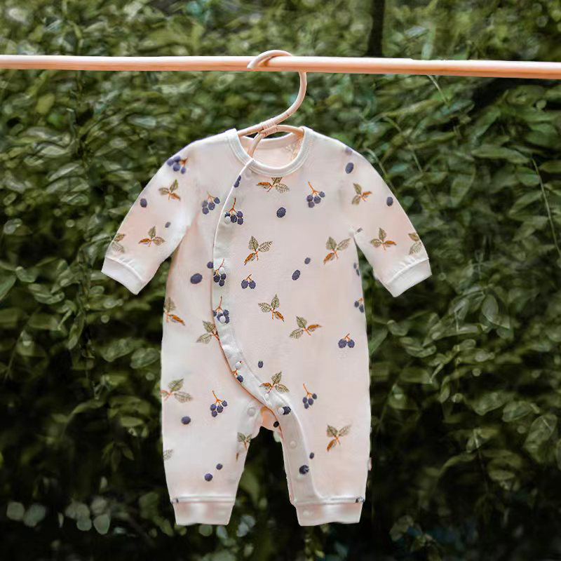 ベビー ロンパース カバーオール 綿100％ 肌着 パジャマ 男の子 前開き お食い初め 新生児 女児 男児 女の子 出産祝い ベビー服 ユニセックス 長袖 記念撮影 