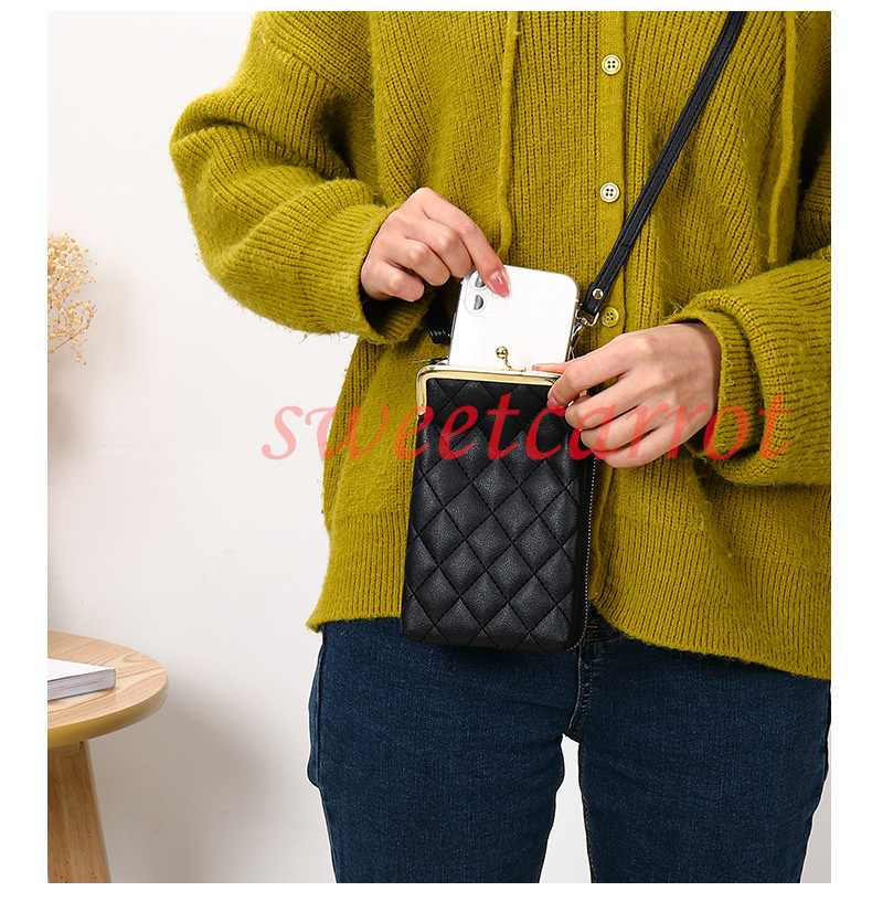 スマホポーチ ショルダーポーチ がま口 携帯電話バッグ 縦型 財布 肩掛け ランチバッグ カードケース 女性 おしゃれ 軽量 お散歩バッグ 小物 スマホバッグ 