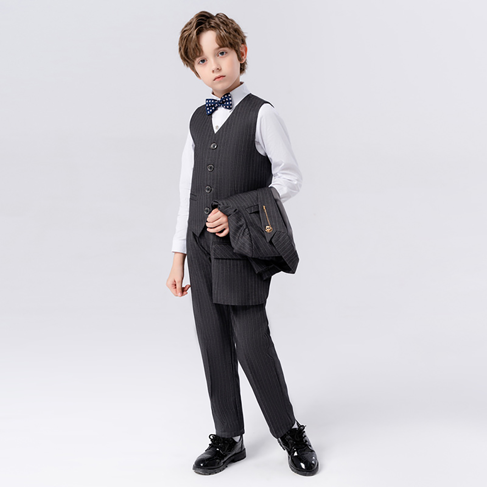 小学校 卒業式 6点セット スーツ 男子 フォーマル 男の子用スーツ スーツ 発表会 結婚式 子供服 子供 男の子 入学式 卒業式 七五三 