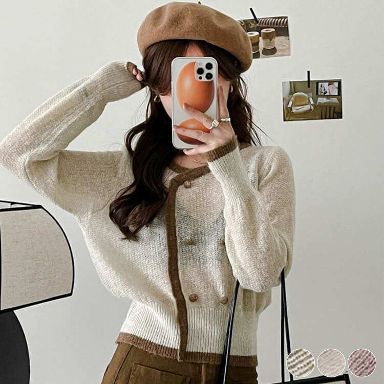 トップス レディース 韓国 ニット シースルー ローゲージ 長袖 冬 バイゴム レトロ シアーニット 秋 アンシンメトおしゃれ 
