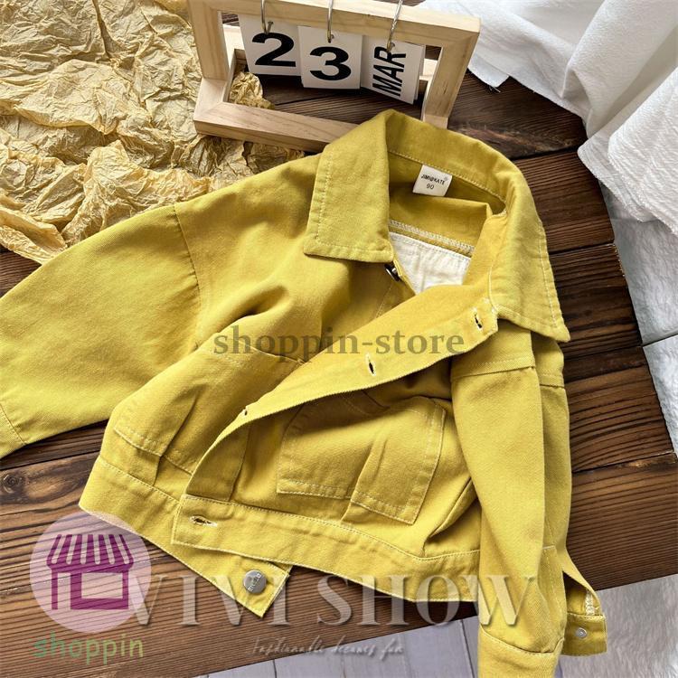 キッズ アウター 長袖 トップス シンプル 襟付き おしゃれ アニマル 着やすい ゆったり カジュアル コットン あわせやすい 動きやすい 