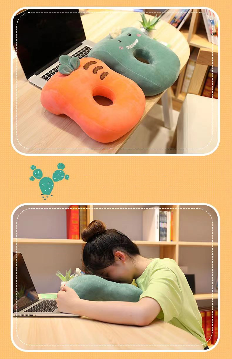 お昼寝枕 携帯枕 ネックピロー デスクピロー コンパクト 昼寝用枕 旅行用枕 抱き枕 安眠 多機能 洗える 旅行 柔らかい 寝具 首枕 可愛い 
