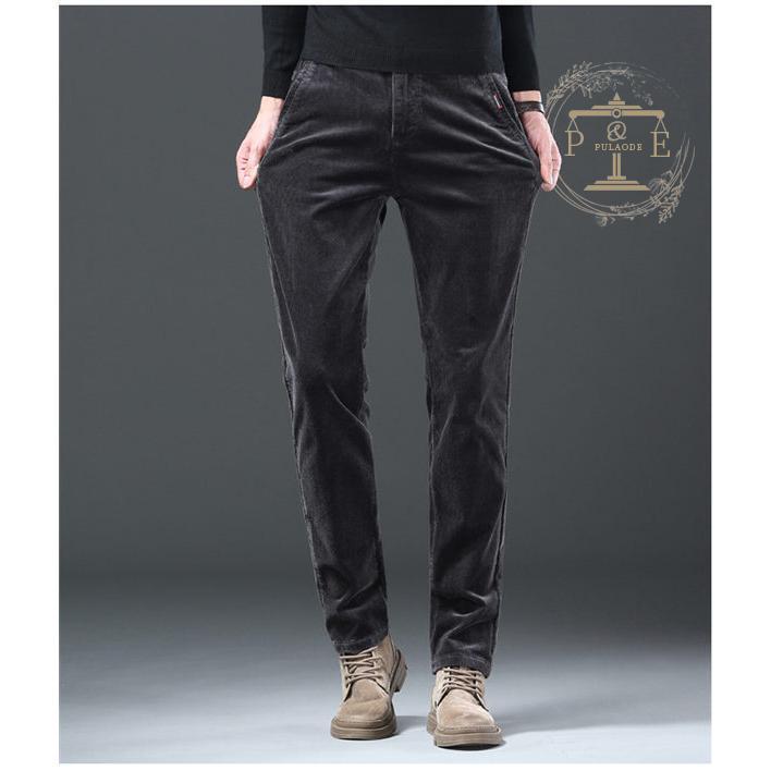 コーデュロイパンツ メンズ 裏起毛パンツ 紳士パンツ 黒パン ストレッチ 冬服 メンズチノパン スキニー 秋冬 冬ズボン 