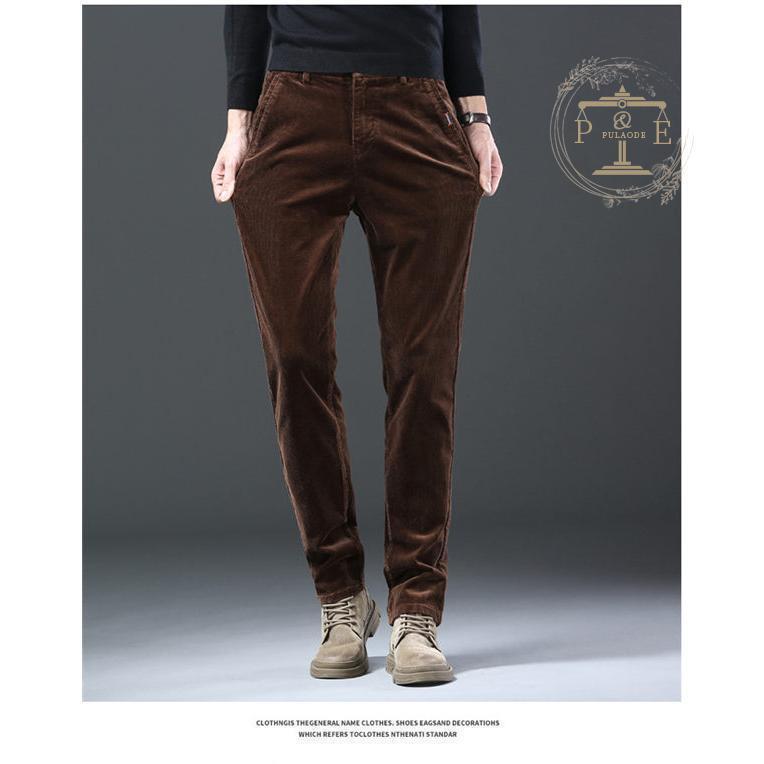 コーデュロイパンツ メンズ 裏起毛パンツ 紳士パンツ 黒パン ストレッチ 冬服 メンズチノパン スキニー 秋冬 冬ズボン 