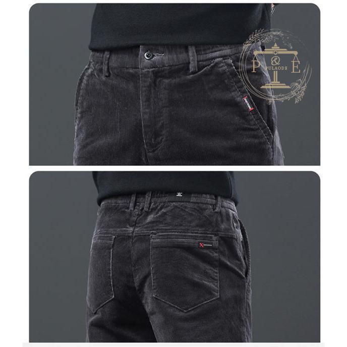 コーデュロイパンツ メンズ 裏起毛パンツ 紳士パンツ 黒パン ストレッチ 冬服 メンズチノパン スキニー 秋冬 冬ズボン 