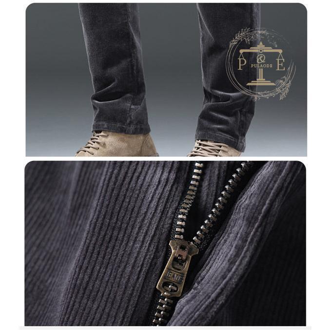 コーデュロイパンツ メンズ 裏起毛パンツ 紳士パンツ 黒パン ストレッチ 冬服 メンズチノパン スキニー 秋冬 冬ズボン 