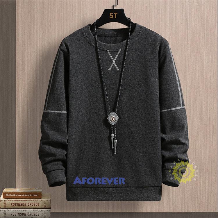 長袖トレーナー メンズ トレーナー スウェットシャツ クルーネック 長袖 秋服 プルオーバー トップス 無地 秋 