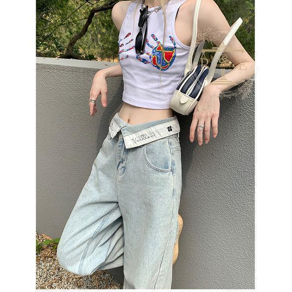 デニムパンツ レディース ジーンズ ジーパン バギーパンツ ガウチョパンツ 美シルエット ファッション ワイドパンツ ゆったり 春夏秋 
