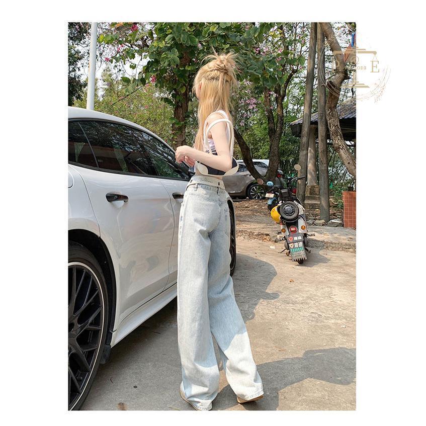 デニムパンツ レディース ジーンズ ジーパン バギーパンツ ガウチョパンツ 美シルエット ファッション ワイドパンツ ゆったり 春夏秋 