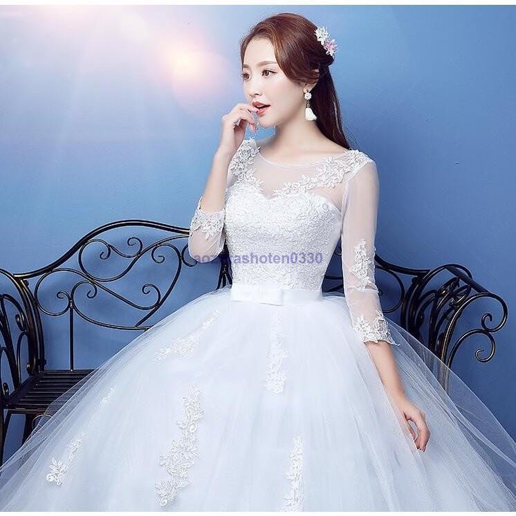 ウェディングドレス ロング 二次会ドレス パーティードレス ロングドレス 花嫁ドレス 20代 30代 イブニングドレス 大きいサイズ 40代 50代 おしゃれ 結婚式 