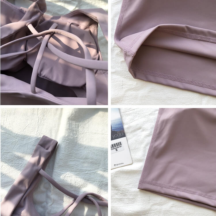 ヨガウェア タンクトップ ホットヨガ スポーツインナー 無地 トップス Uネック 長め 体系カバー スポーツブラ シンプル ノースリーブ 