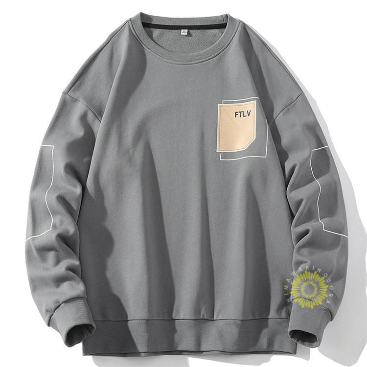 長袖トレーナー メンズ 春 トレーナー 無地 シンプル カジュアル 30代 20代 春秋 スウェットシャツ トップス クルーネック プルオーバー メンズファッション 