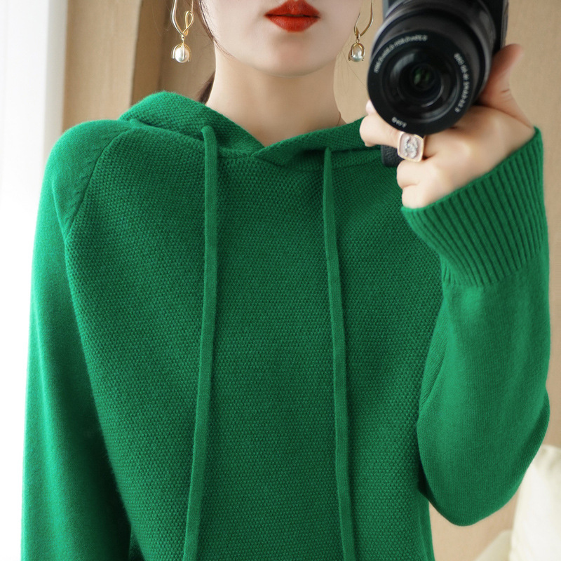 ニット レディース カーディガン トップス 長袖 フード付き ゆったり ジップアップ 春秋コーデ シンプル おしゃれ カジュアル 