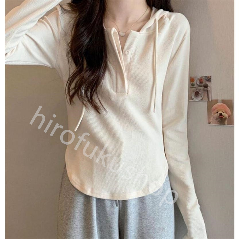 Tシャツ フード付き 長袖 カットソー レディース きれいめ 体型カバー ゆったり シンプル トップス 着痩せ おしゃれ カジュアル プルオーバー 