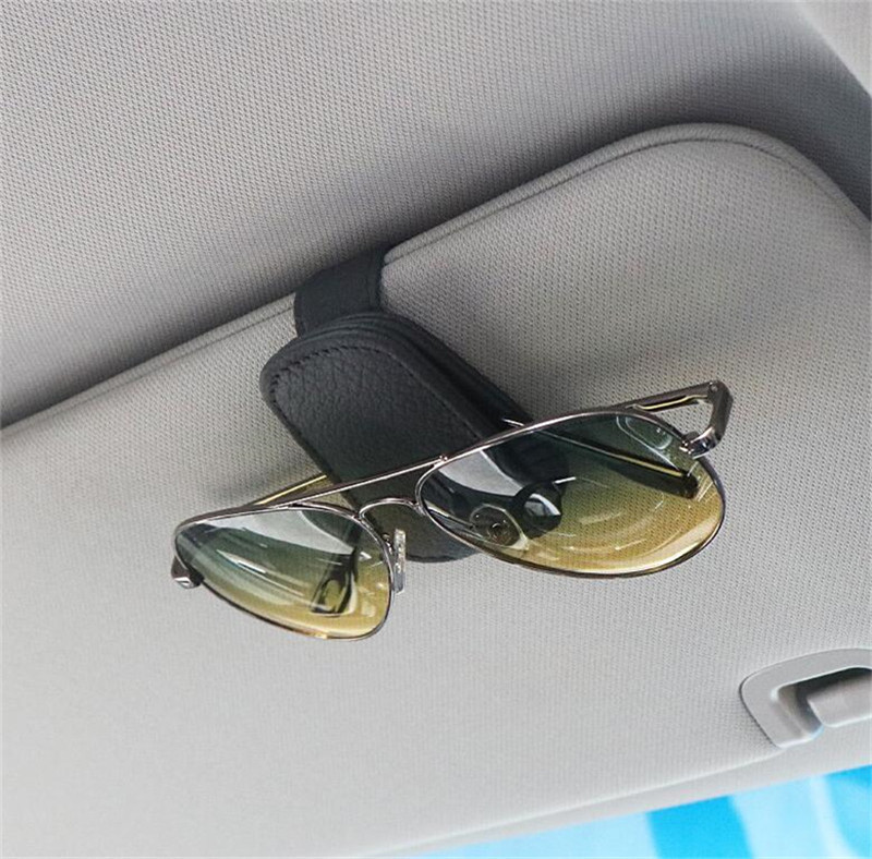 サンバイザー 収納 車 サングラスホルダー 車用 車載ホルダー ポケット めがね メガネホルダー 便利 クリップ 車内自動車 おしゃれ 