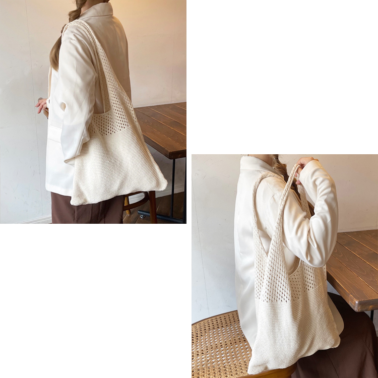 全品送料無料一部除く ニット編み トートバッグ MA レディース 韓国 おしゃれ プチプラ 