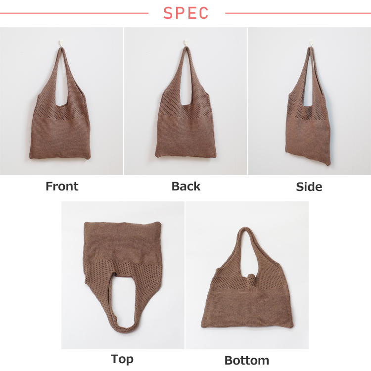 全品送料無料一部除く ニット編み トートバッグ MA レディース 韓国 おしゃれ プチプラ 